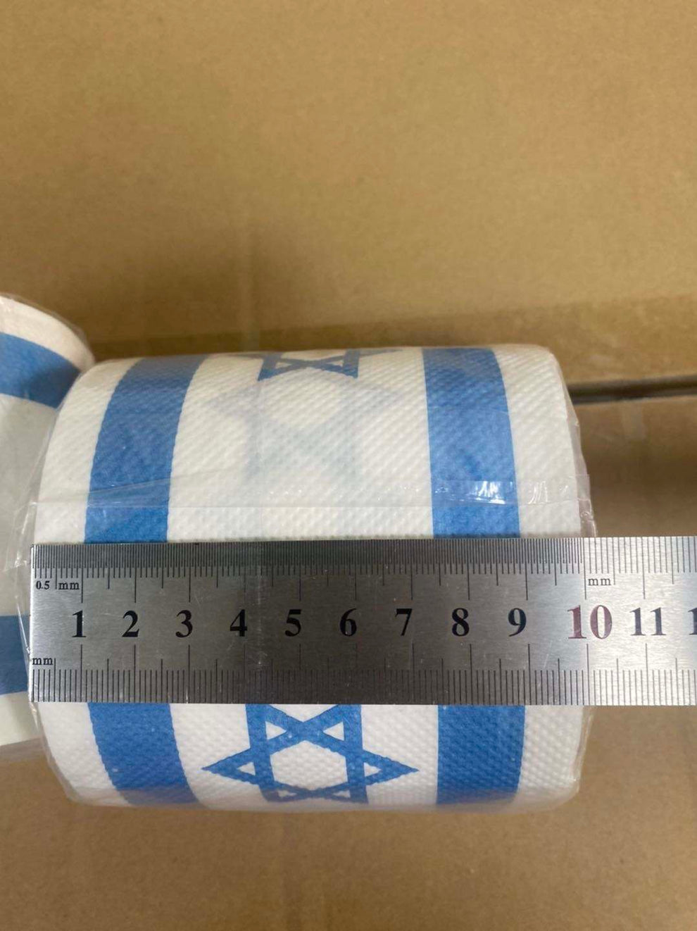 Israel Flag Toilet Paper 3 Ply Wood Pulp BlorkMart